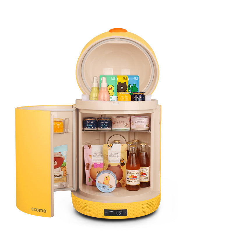 ccomo Refrigerator BROWN